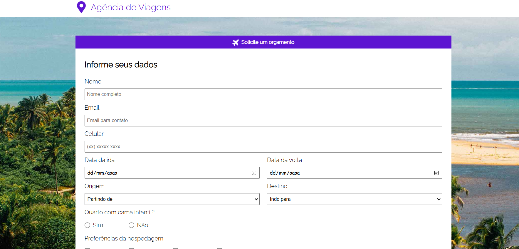 Projeto Agência de Viagens